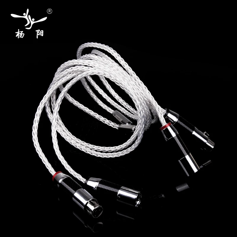 YYTCG Hifi XLR Cable High Purity OCC 2XLR Male to Female Cable to interconnection with Microphone ,Multimedia, sound ,amp
