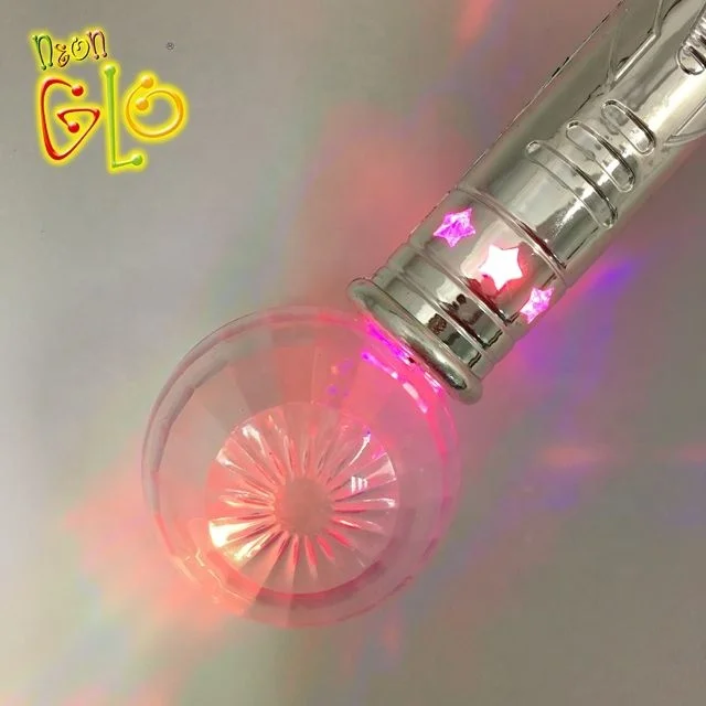 Hot Sales Light Up Wand With Star Shape  Beauty Disco Ball LED Stick Fashion In Party