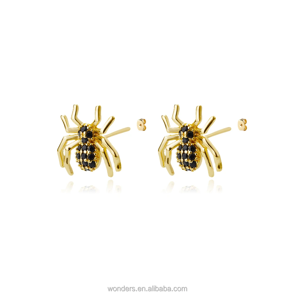 Girls Boys Animal Spider Earrings Anime Fashion Earring Stud Set Bear Beetle Fox Studs Earrings Birthday Gift