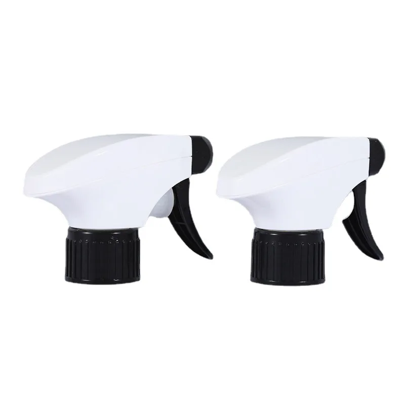 OEM eco friendly recycled all plastic trigger sprayer 28mm black and white trigger sprayer