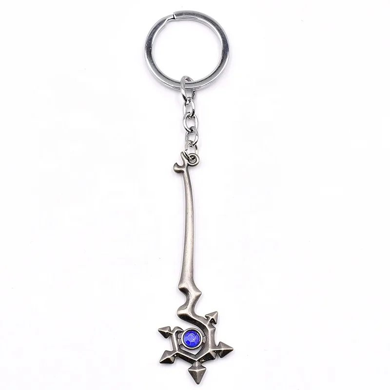 Promotional Souvenir Keychain LOLs Game Custom Logo Metal Mini Keyring for Fans Decoration or Collection