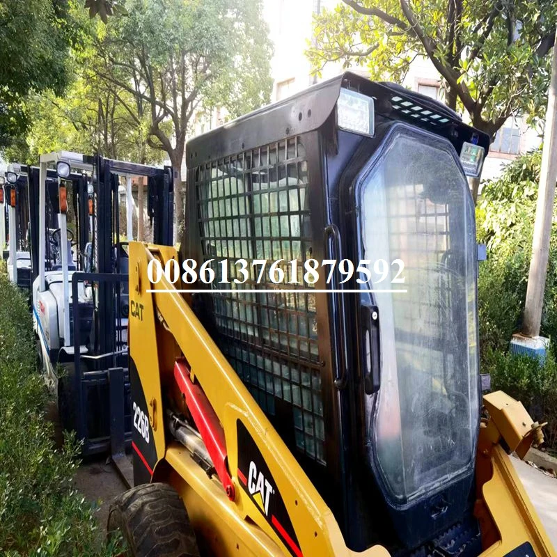 Погрузчик с бортовым поворотом CAT 226B mini caterpillar б/у полностью гидравлический фронтальный