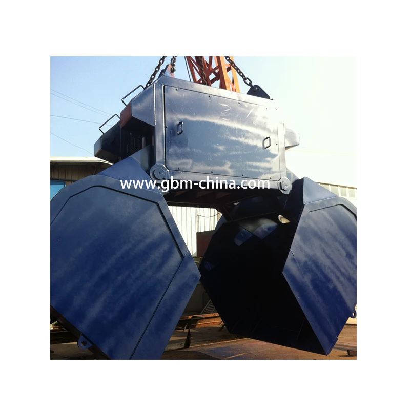 New model diesel engine clamshell grab bucket for bulk cargo handling