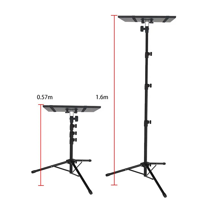 Factory Price Higher Speaker Projector Stand Mouse Pad Tray Removable Portable Aluminum Adjustable Laptop Stand