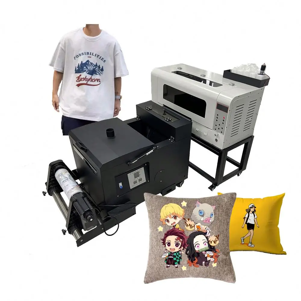 Fully auto intelligent a3 DTF powder shaker machine for dtf printer with drying powder shaking and paper collection functions