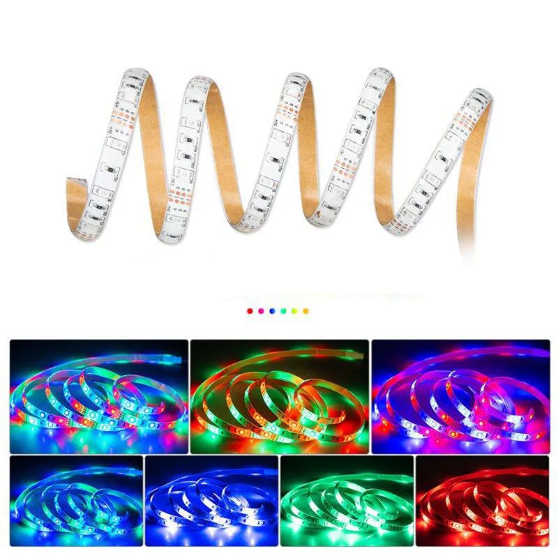 Точечные товары для гостиной 10 м 20 30 RGB инфракрасное управление Luces светящееся украшение 3535 лента освещение Светодиодная