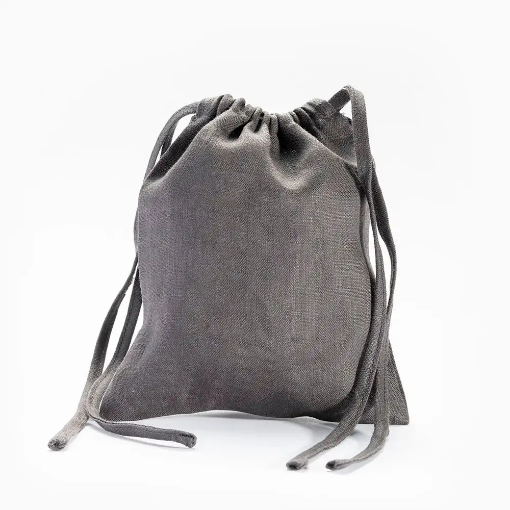 High Quality Cotton Drawstring Bag Luggage Holder with Custom Logo Design Small Cloth Bags Canvas Packaging for Sale