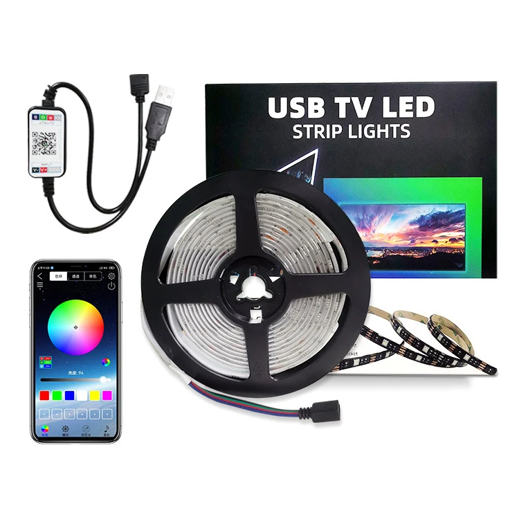 Dc12v 5050 3528 2835 Светодиодная лента с Bluetooth контроллером Wi-Fi контроллер смарт-лента 5 м 10