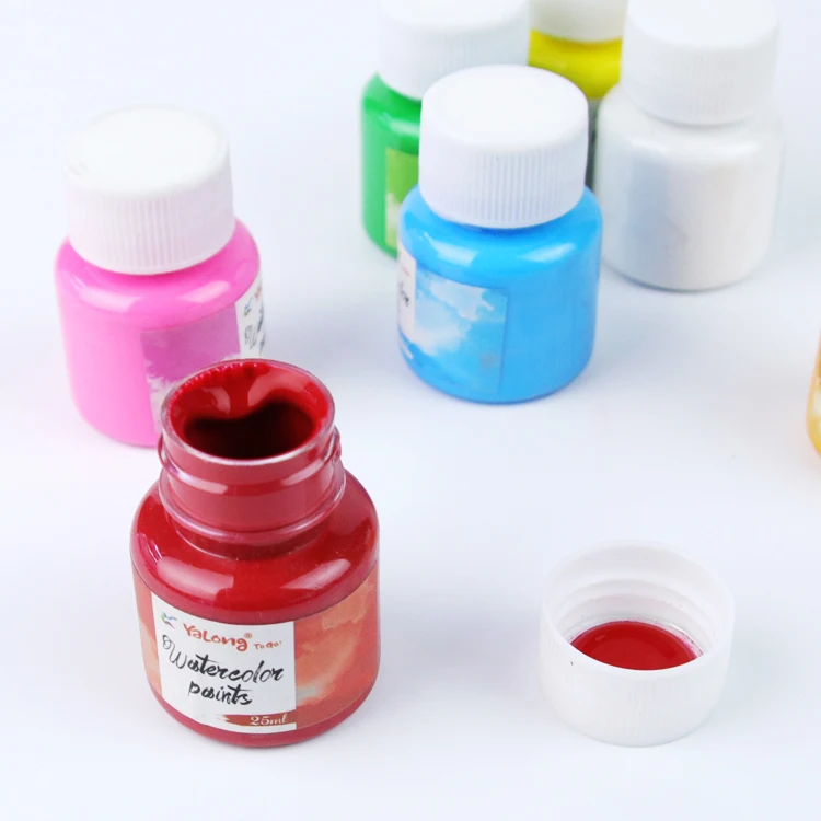 Yalong Customize Wholesale Student  Color Pigment Water Color For Kids For Painting Color