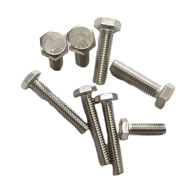 M8-1.25 EN/ISO/DIN Standard Stainless Steel Hex Bolt