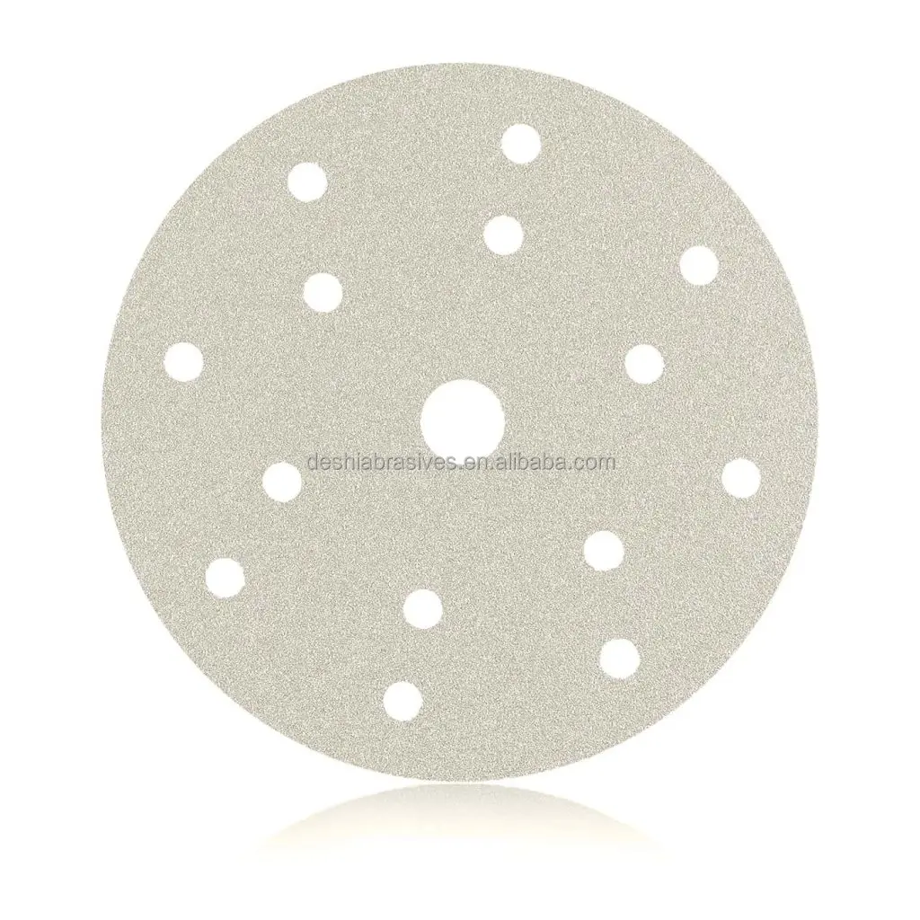 Smirdex 510 150mm 9hole White Sanding Disc abrasive sand disc hook and loop sanding Paper disk