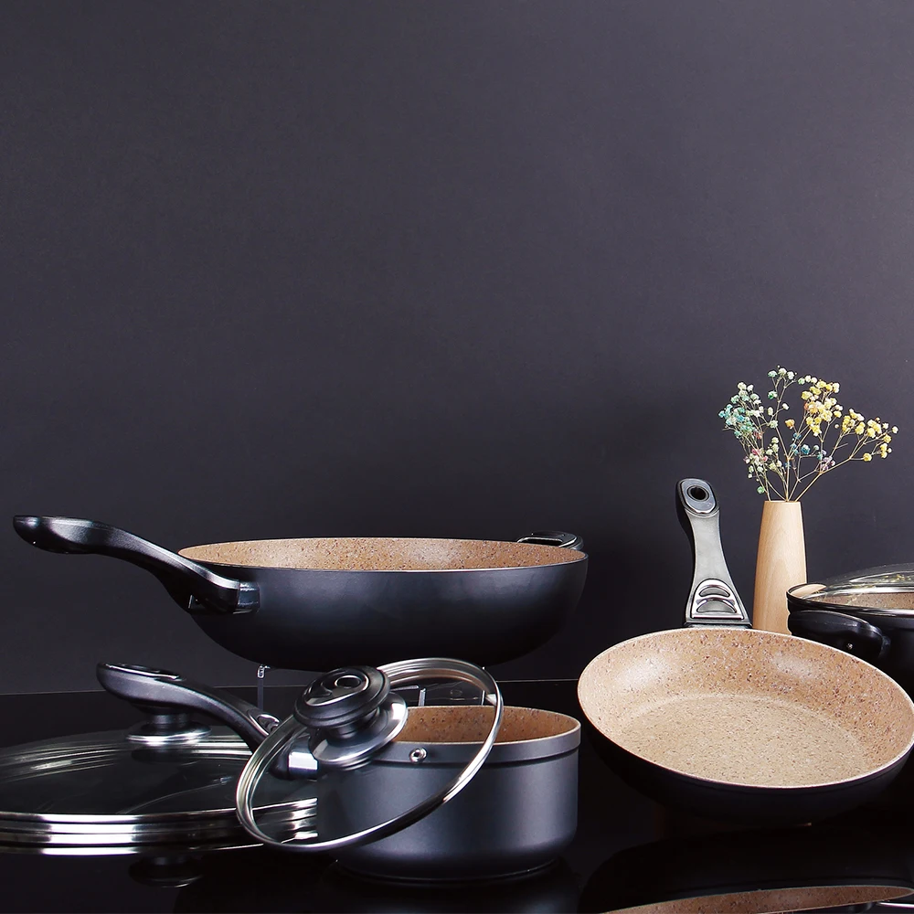 Hot sale kitchen cookware sets cooking pots and pans set