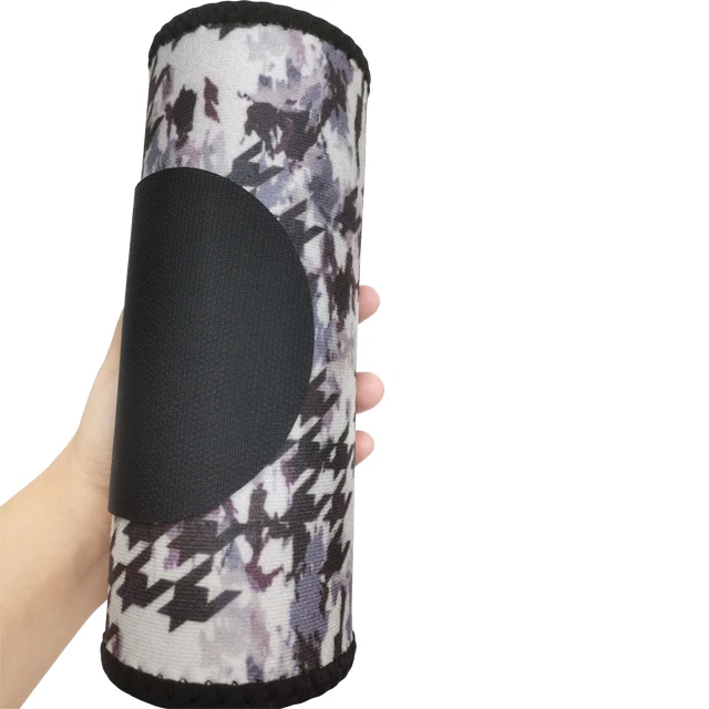 Thermal Sublimation Fat Burning Thin Waist Support Embossed Neoprene Abdomen Sports Belt Tummy