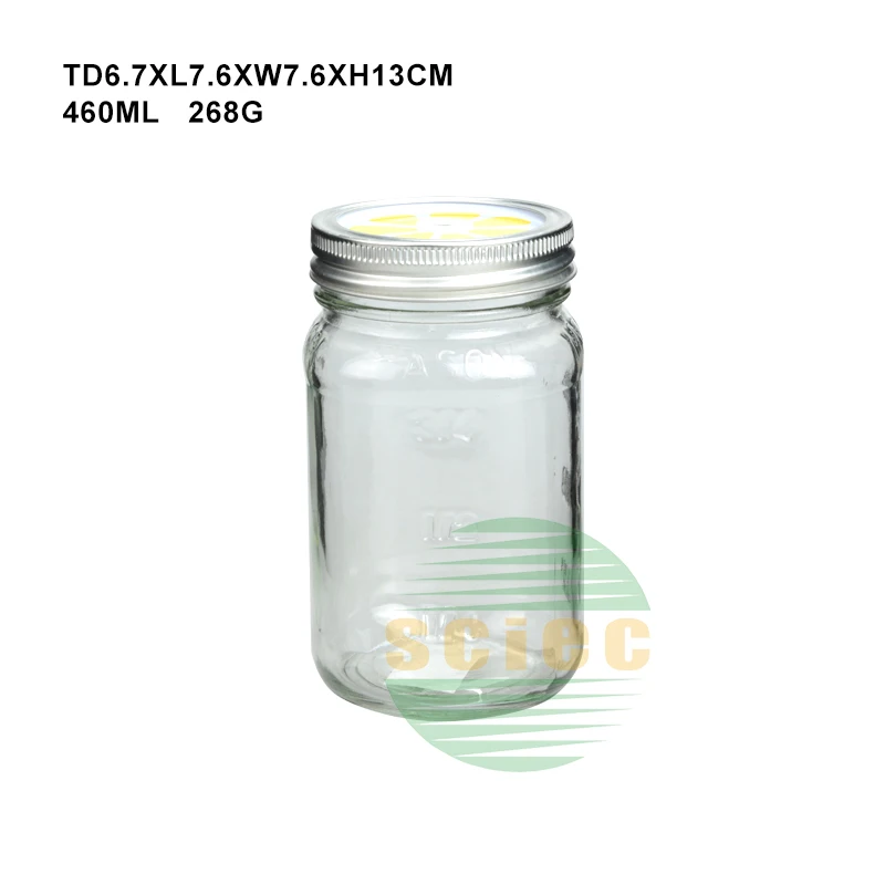 wide-mouth soybean sprout sprouting glass mason jar with Stainless Steel sprout lid & metal stand