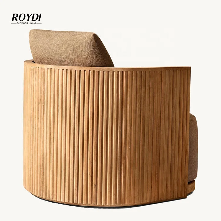 Rh All Weather WaterProof Patio Set Hotel Outdoor Lounge Sofa Teak Coffee Table Patio Outdoor Garden Furniture