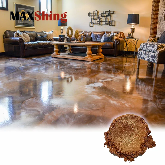  Напольное покрытие Maxshing 3D из эпоксидной смолы цветная краска металлическая слюда жемчужный пигмент порошок для