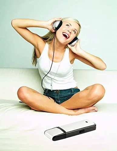 Custom Mini One Key Recording USB Disk Audio Recorder Keychain Voice Recorder for Lectures Black