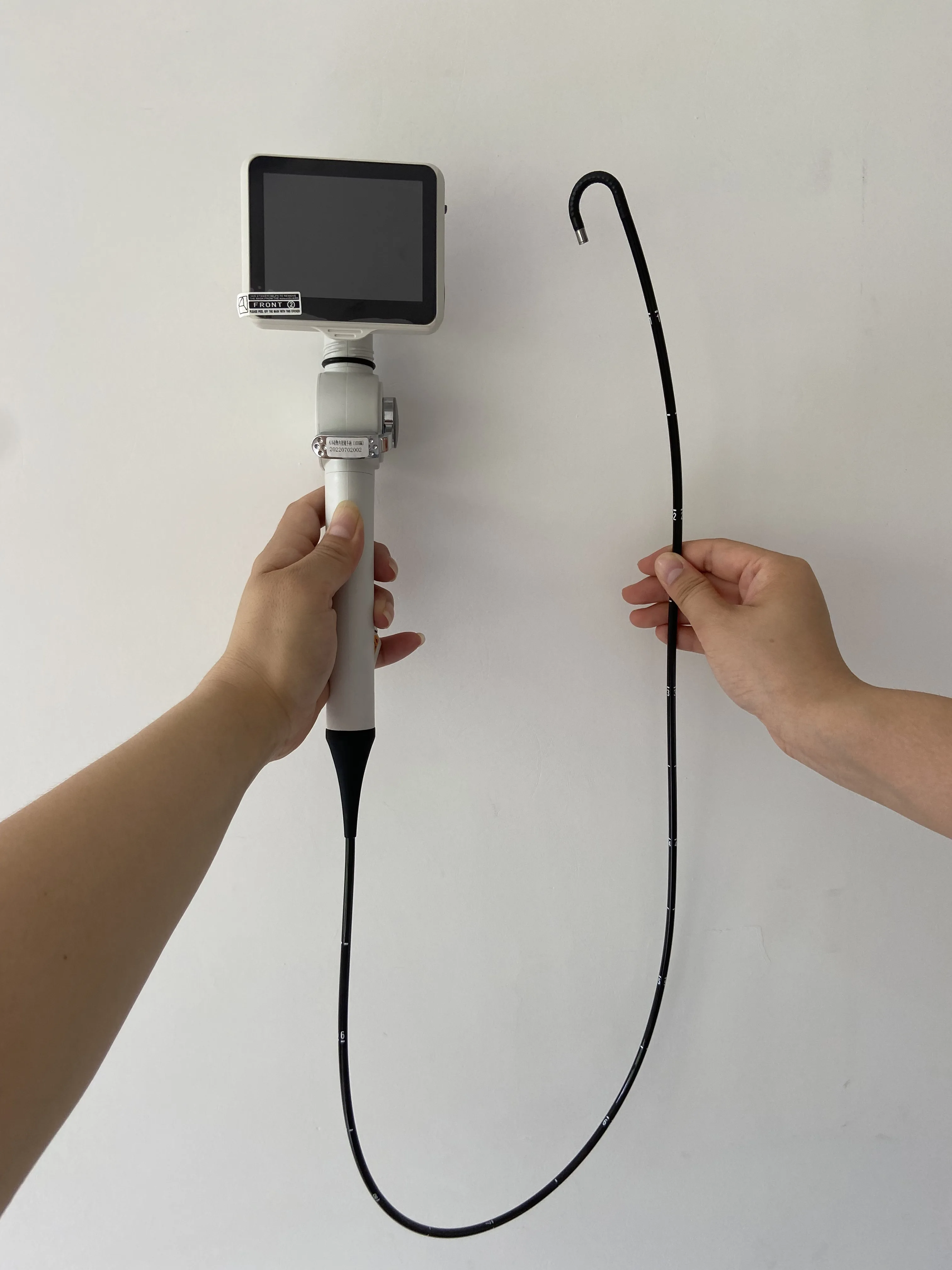 4.8mm flexible video VET endoscope laryngoscope with 2.6mm working channel for veterinary