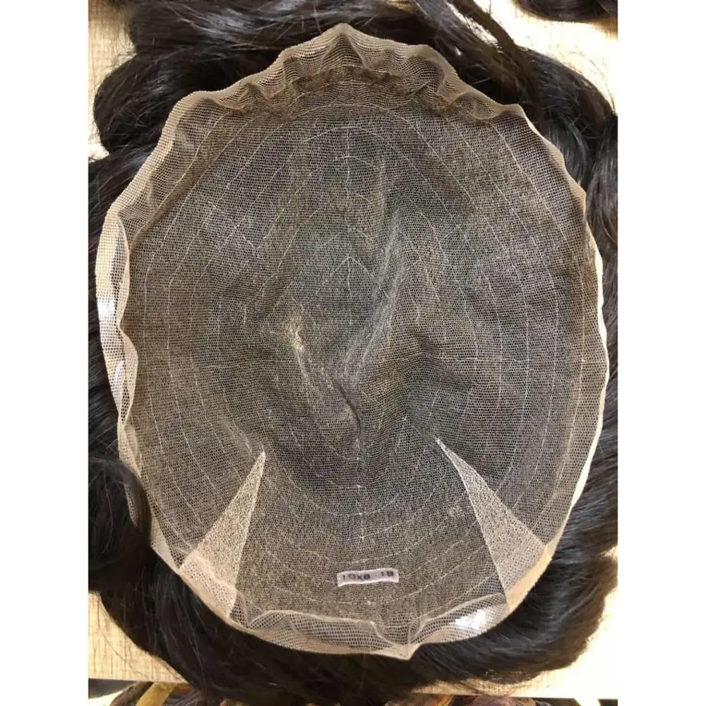 
Remy real cheap female beauty extension swiss Brazilian human hair mens toupee 