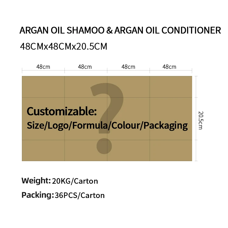 Best Selling private label Organic Argan Oil Nourishing hair shampoo for Men and Women
