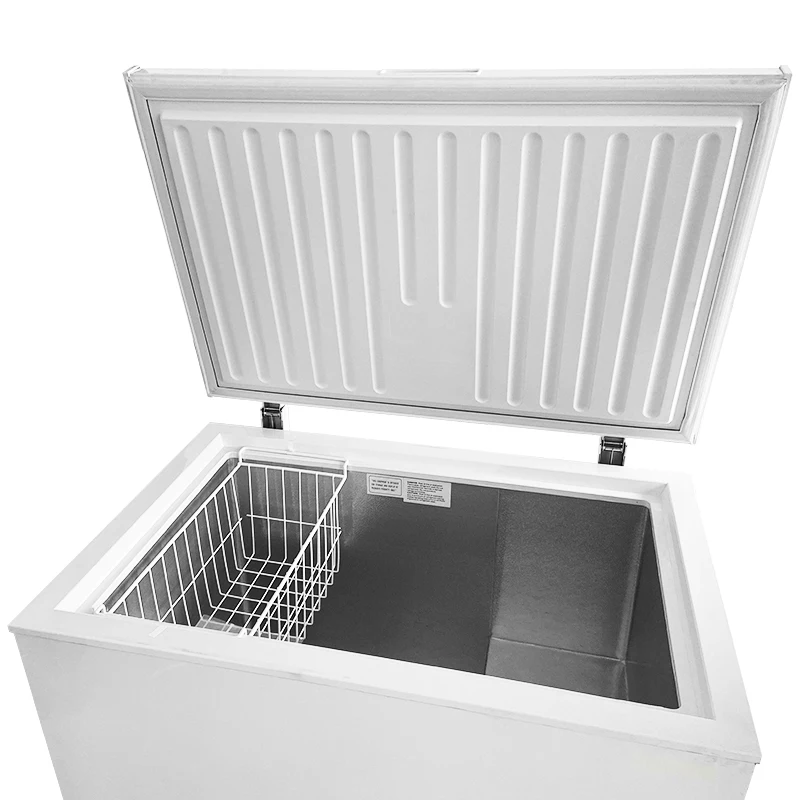 ice cream freezer display commercial  top open door chest freezer deep freezer