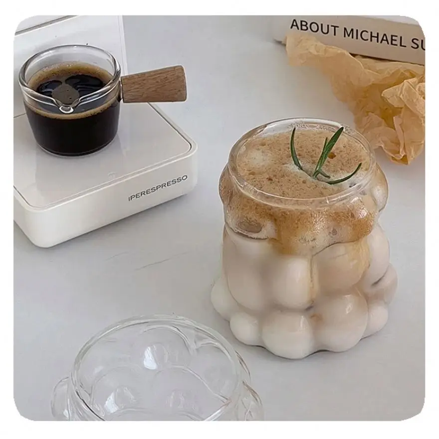 New Transparent Glasses Creative Grape Shape Glass Cup Wine Glasses For Party Novelty