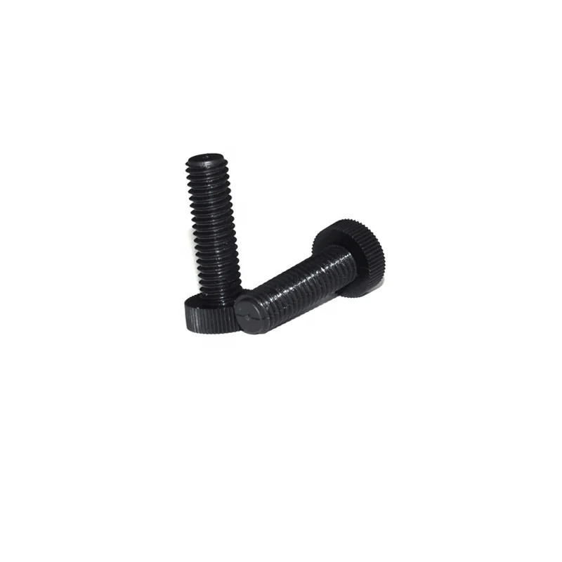 Metric M4 M5 M6 Thread Nylon Plastic Knurled Thumb Bolt Flat Round Head Screw Fasteners Lighter Than Metal Nails, And Insulated