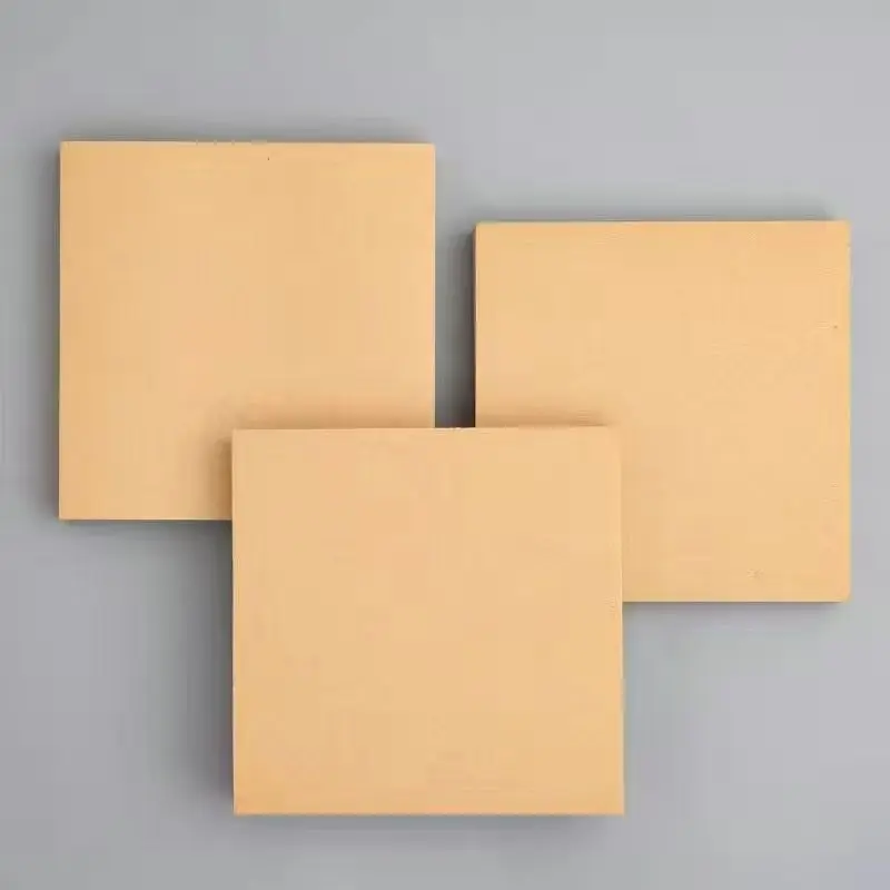 School Supplies Sticky Notes Kraft Paper Notepad Stationery Natural Color Memo Pad 3*3 Inch Self-Adhesive