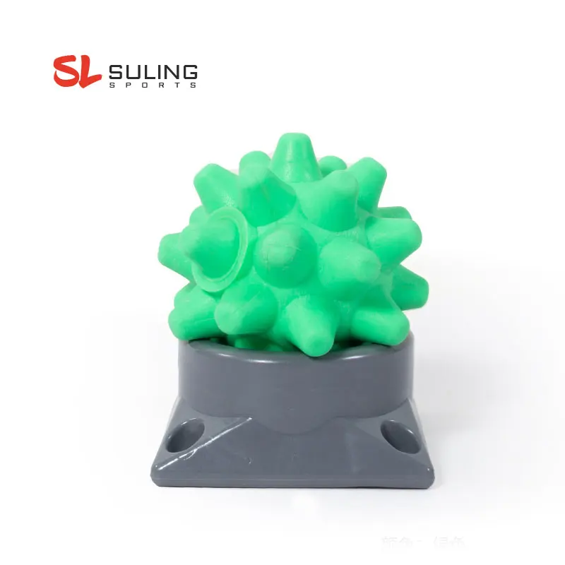 Portable Acupoint Massage Yoga Ball Base With Base For Muscle Relaxation Fascia Ball Rumble Roller Hedgehog Ball
