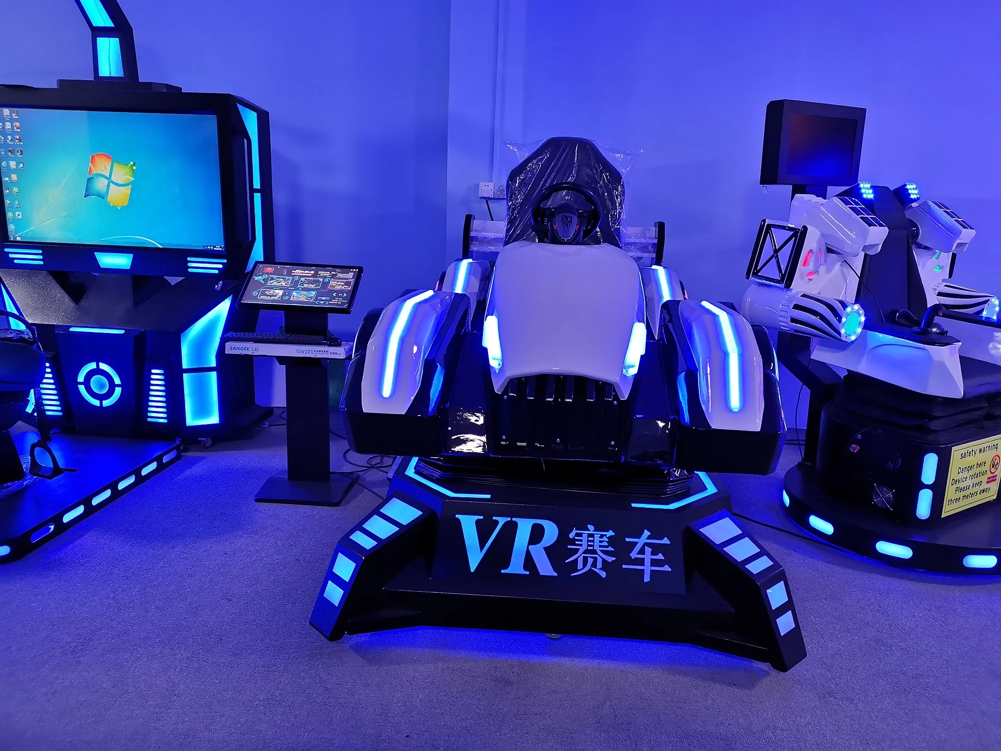 Theme Park Amusement Park VR F1 Racing Car Vr Equipment Racing Games Car Driving Simulator 3DOF Vr Simulator For Sale
