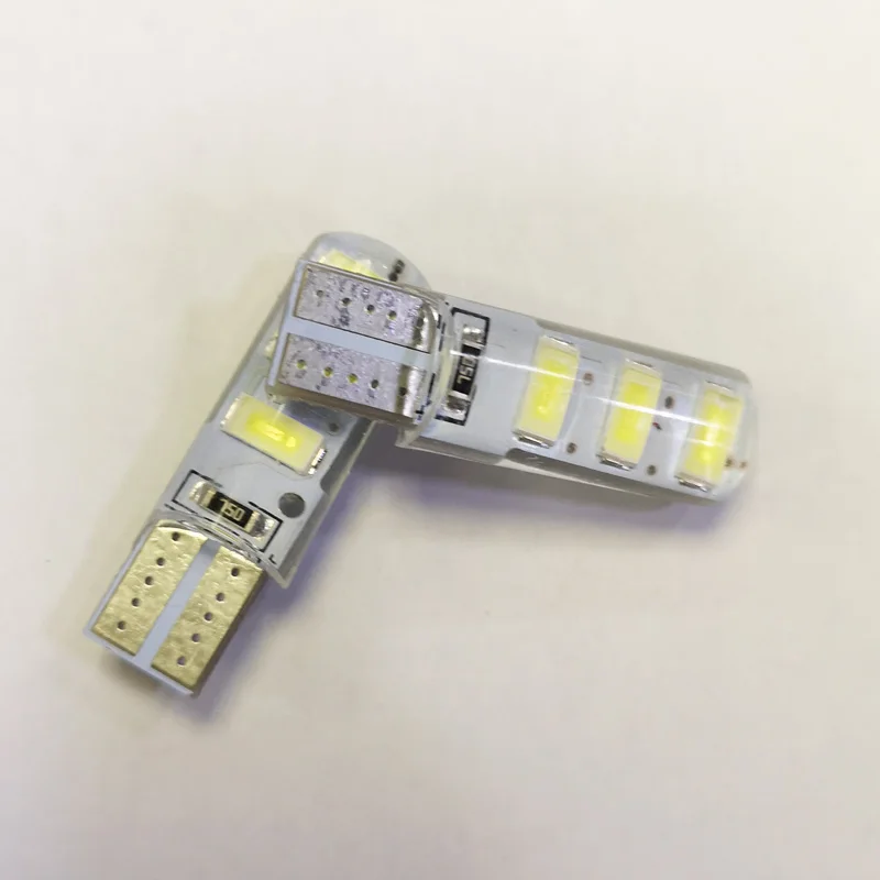T10 6SMD 5630 силиконовая гелевая крышка с защитой от нагрева 1 Вт яркая автомобильная светодиодная