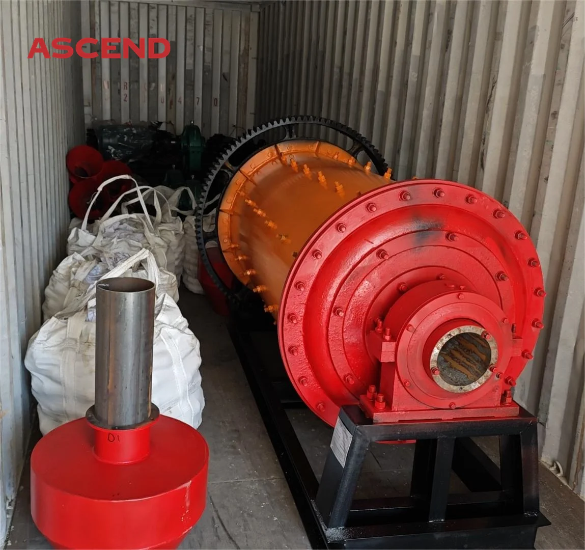 1200x2400 model 2 3 4 tons per hour capacity ball mill for gold silver copper ore grinding output size below 200 meshe in Zambia
