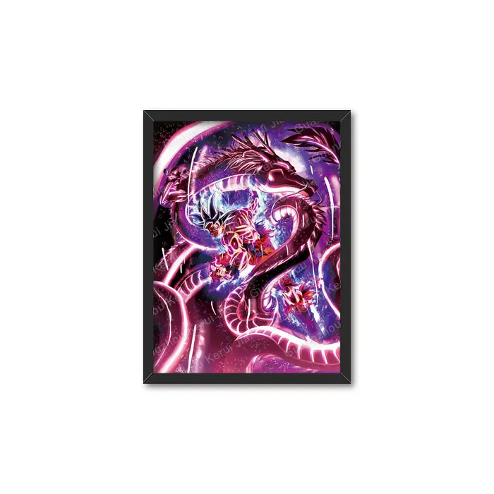 Wholesale Custom of 3d anime poster 3d poster dragon ball z goku wukong Vegeta Frieza 3d lenticular anime poster 3d pictures