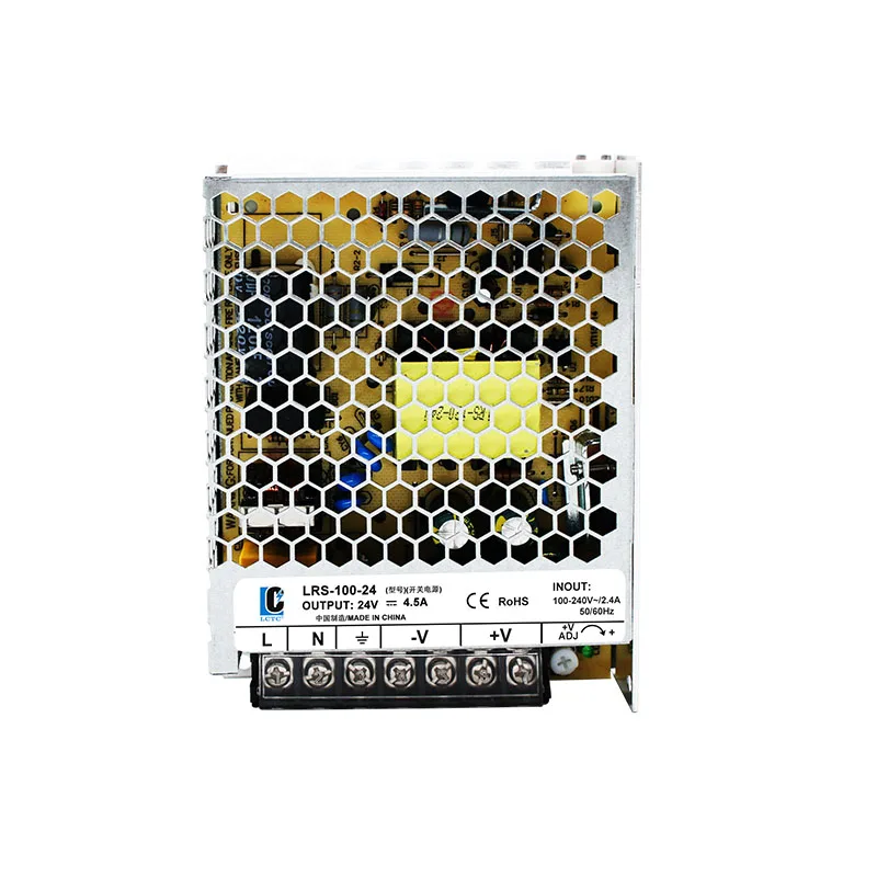 LRS 100W DC 12V 24V 48V Output Voltage 2.5A 5A 10A  Switching Power Supply  AC TO DC Transformer