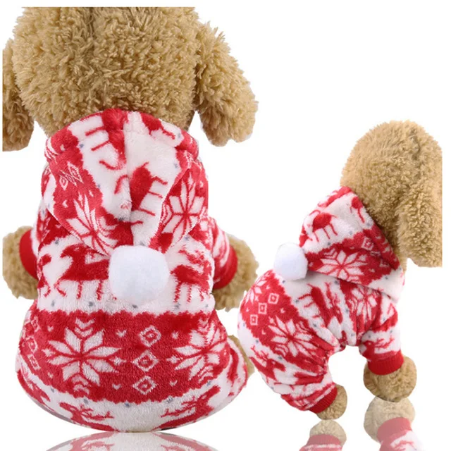 Christmas Dog Clothes Dogs Coat Winter Halloween Costume for Small Big Dogs Hoodies Pet Clothing