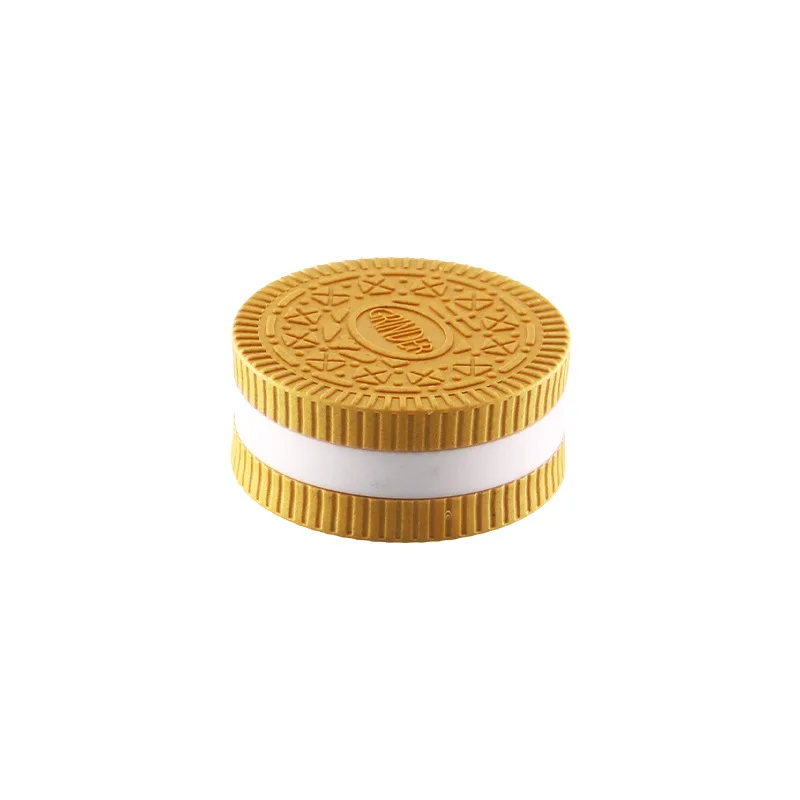 Smokeshops Biodegradable Tobacco Grinder 55mm 2 Layers Degradable Plastic Crusher Mill Tobacco Herb Grinder Smoking Accessories