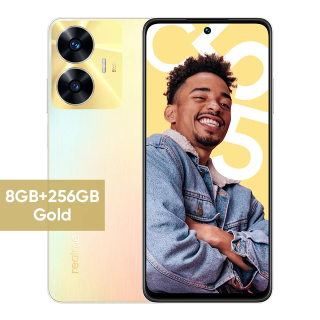 Global Version Realme C55 Smartphone MediaTek Helio G88 AI 64MP Camera 33W SUPERVOOC Charge FHD+ 6,72' 90Hz Screen Cellphone