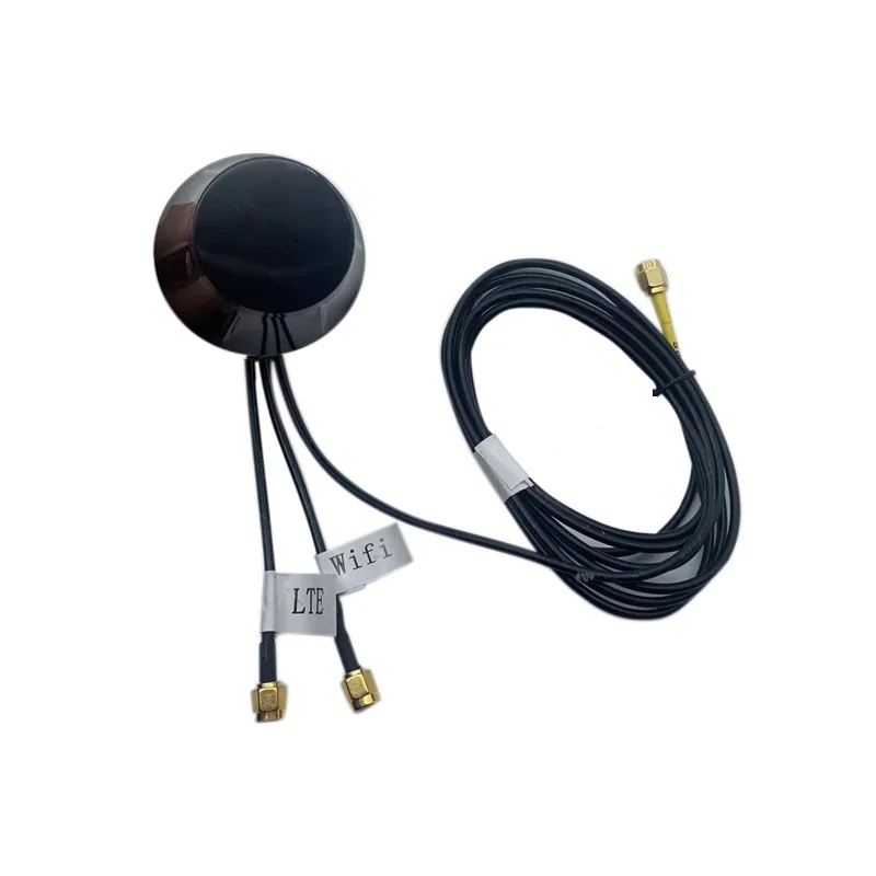 Omni Directional Waterproof Screw Mount 3-in-1 Combined Antenna Outdoor GPS Wifi 4G LTE Combo Antenna