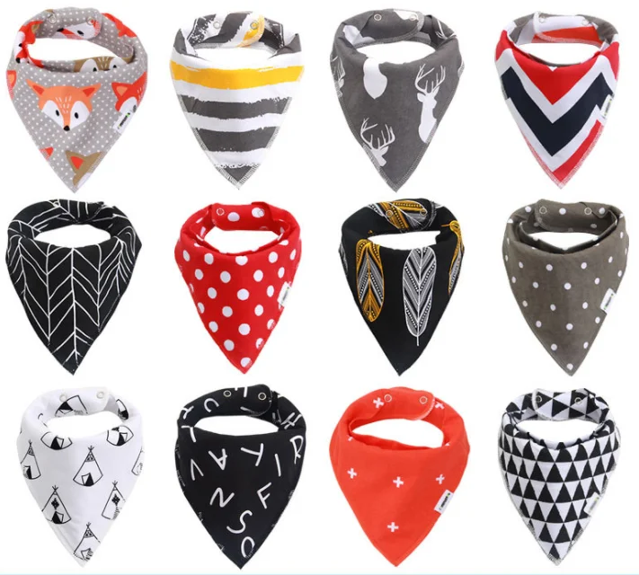 Wholesale new design dog bandana colorful pattern dog scarf bandana cotton pet dog triangle bandana