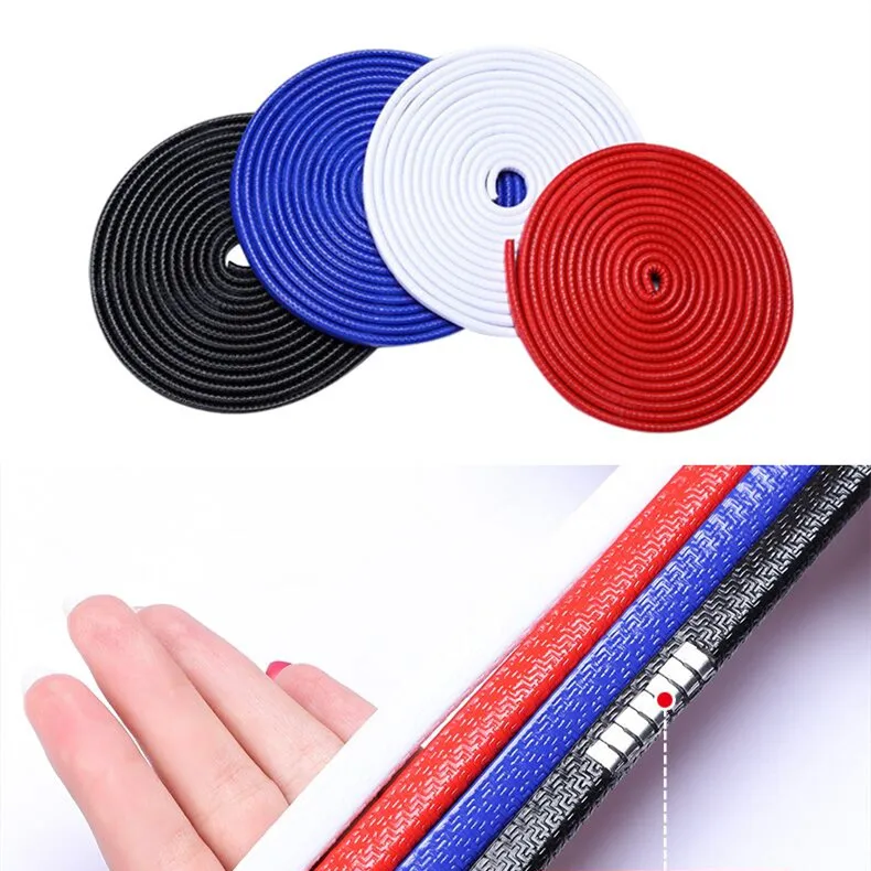 U Shape Car Door Edge Anti-Scratch Protector Sealing Strip Guard Trim Car Door Stickers Anti-collision Decorative Strip