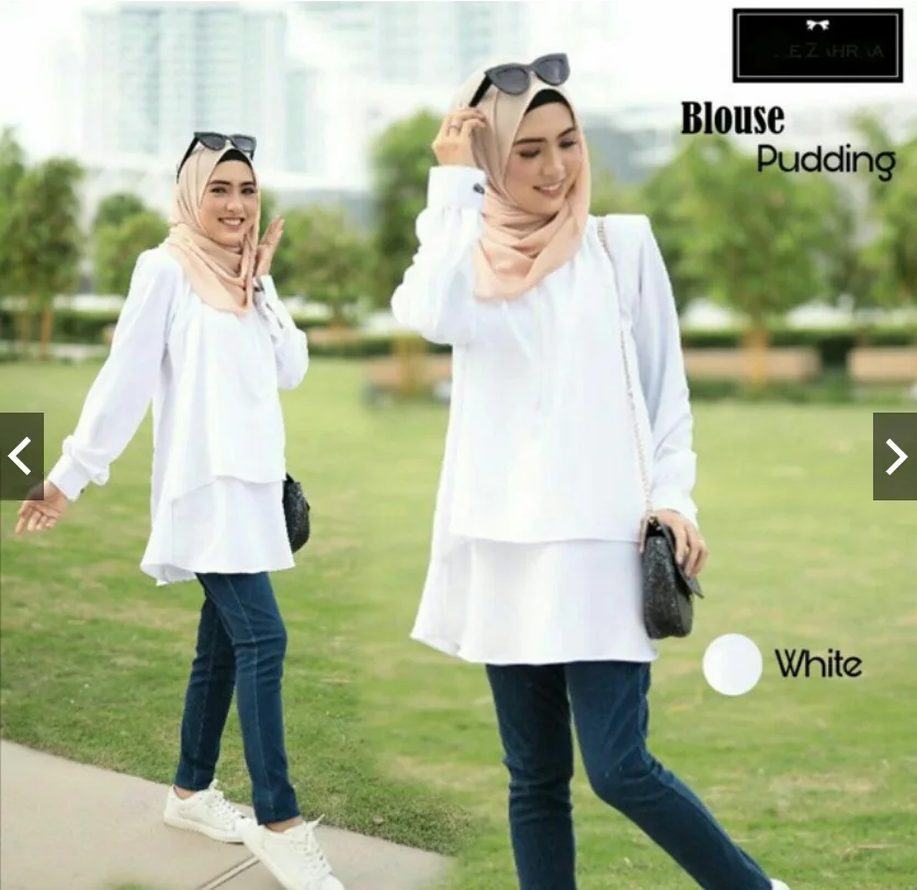 New Styles Muslim Women Blouse Spandex Islamic Casual Clothing Various Colors Ladies Long Shirts