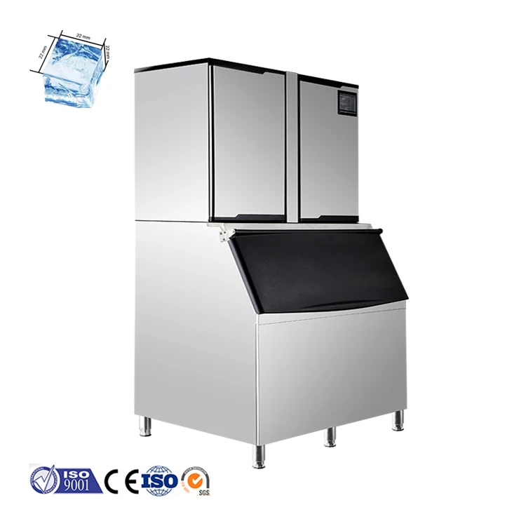 High Efficient Ice Cube Machine Price Cube 750kg Commercial ice Maker Machine To Make Ice Cubes