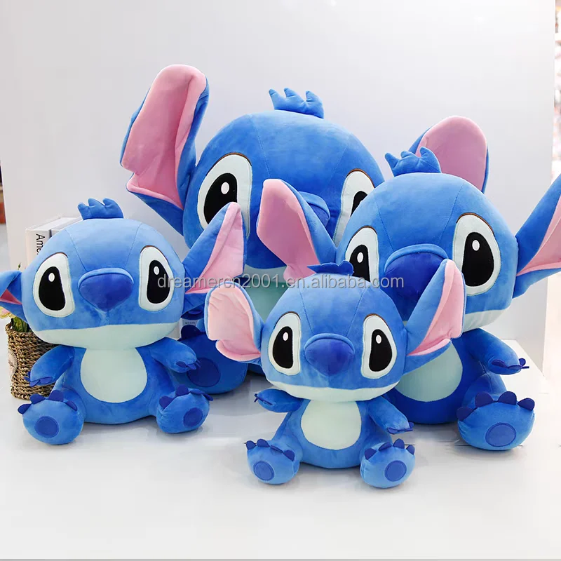 Hot Cartoon Blue Pink Stitch Plush Dolls Anime Toys Lilo andStitch stich Plush stuffed Toys christmas Gifts for Kids