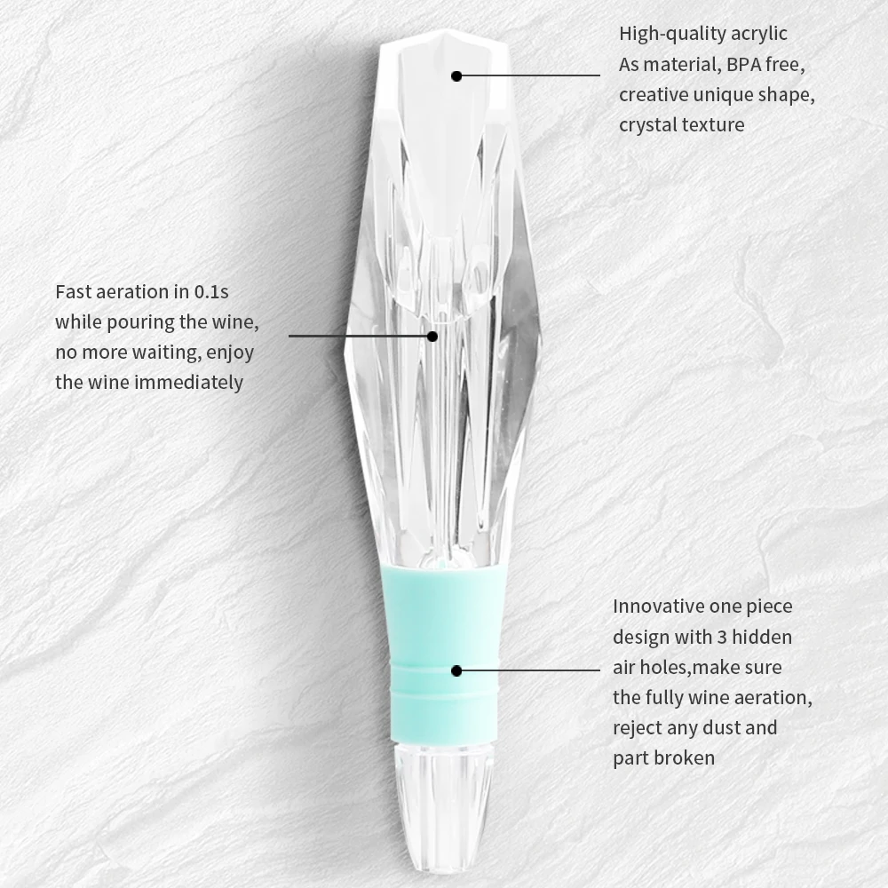 Gift set Stopper Wine Aerator Batteries Electric Wine Opener Set Electric Corkscrew Opener with Foil Cutter Wine Pourer