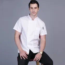 Cheap Design Italian Cook White Kitchen Men Chef Uniform Jacket