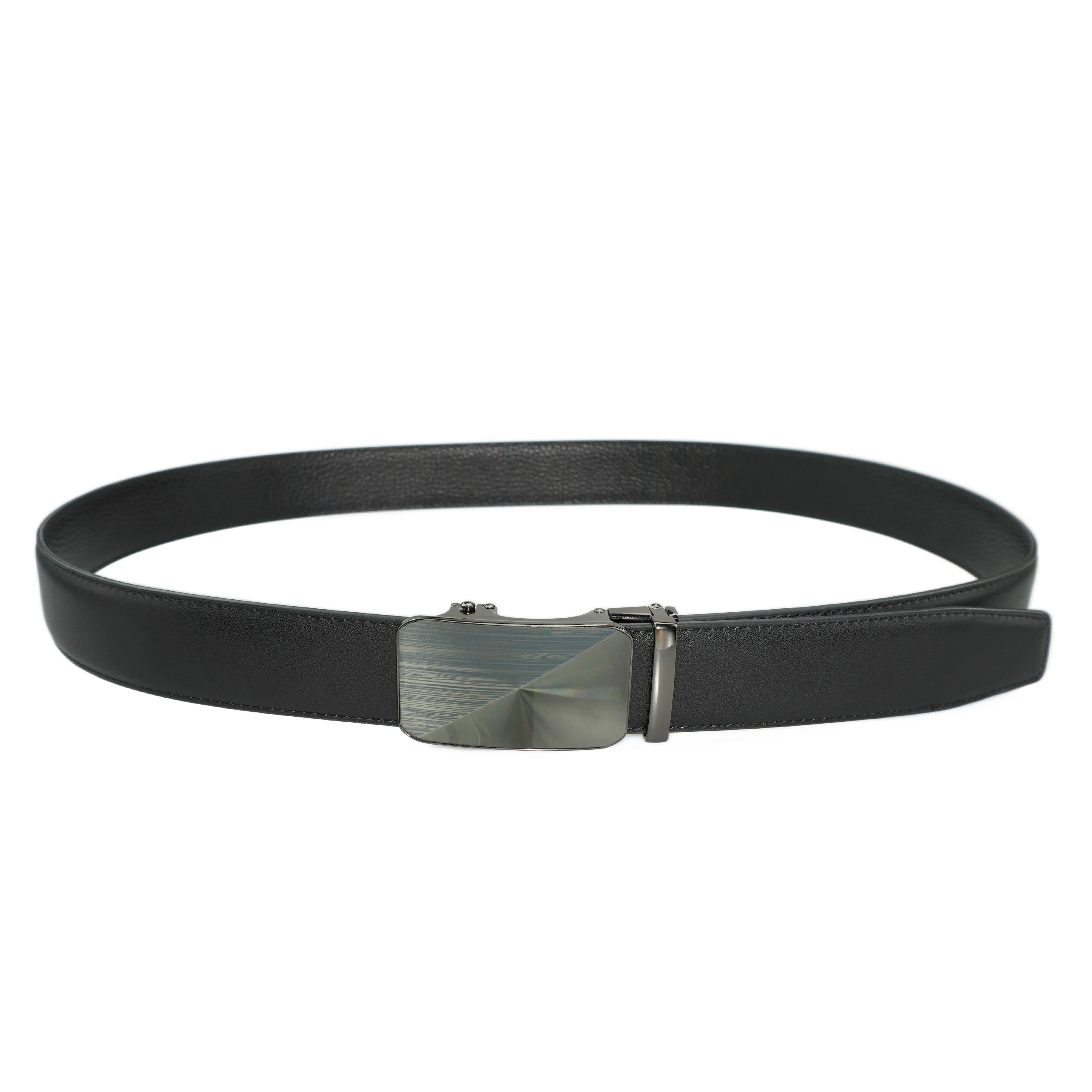 Factory Wholesale Customized Automatic Belt Man Luxury Alloy Buckle Cow Hide Genuine Leather Belts