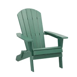 CHOUVANT wholesale factory direct furniture garden beach KD plastic folding outdoor adirondack chair in wood chairs