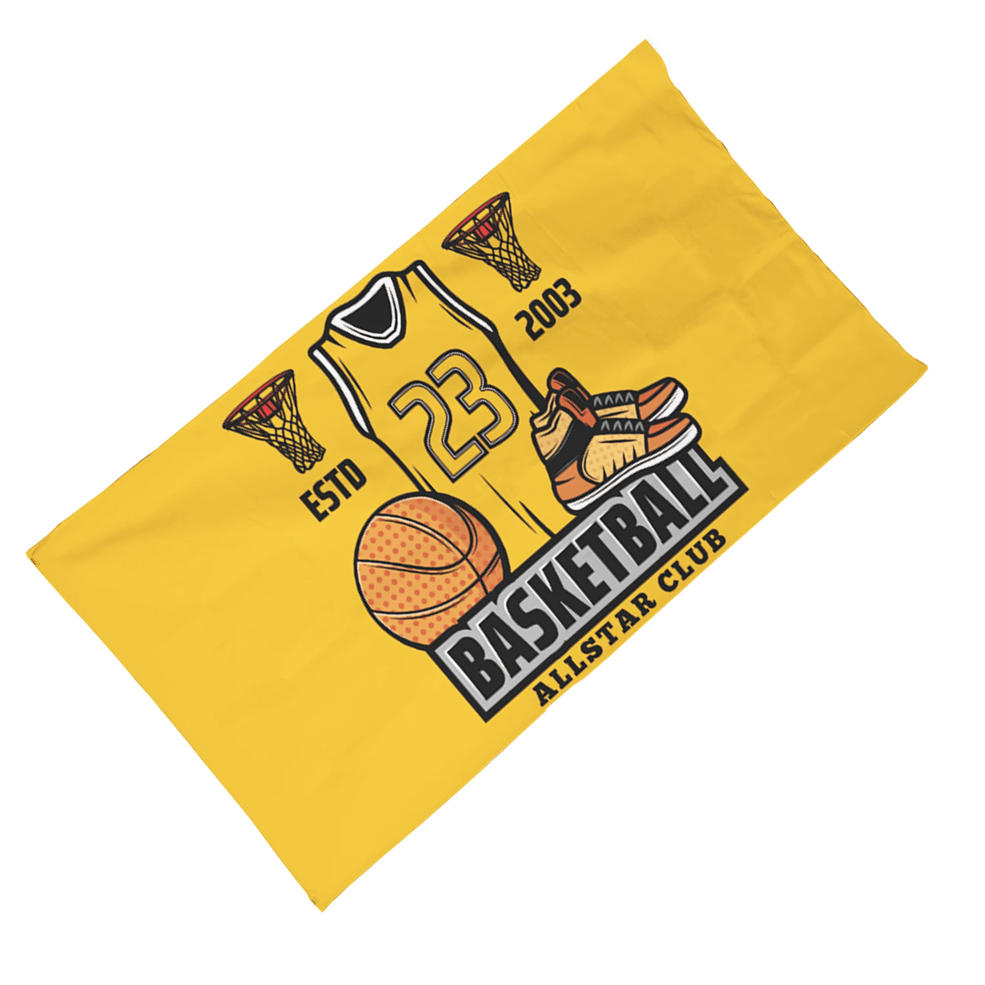 Quick dry custom basketball sports sand free for sports events souvenir microfiber  towel