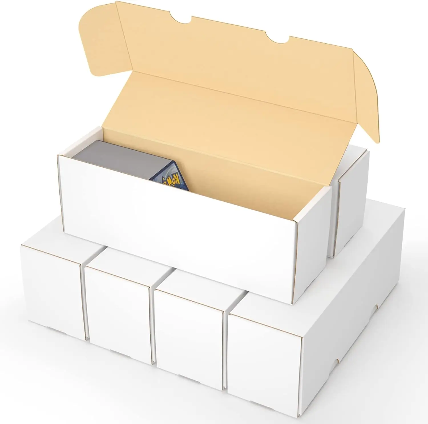 Custom MTG TCG Cardboard Card Storage Box  Holds 675 Sports Card Storage Boxes For Baseball  Football Basketball Collectible