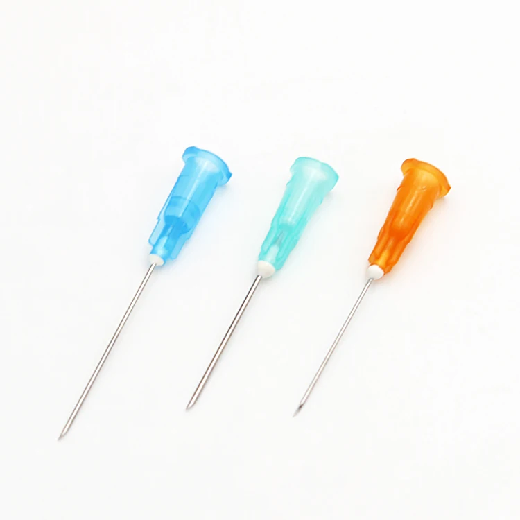 18G 20G 21G 22G 23G 24G 25G 26G 27G 28G 29G 30G Disposable Medical Syringe Needle Stainless Steel Hypodermic  Injection Needle